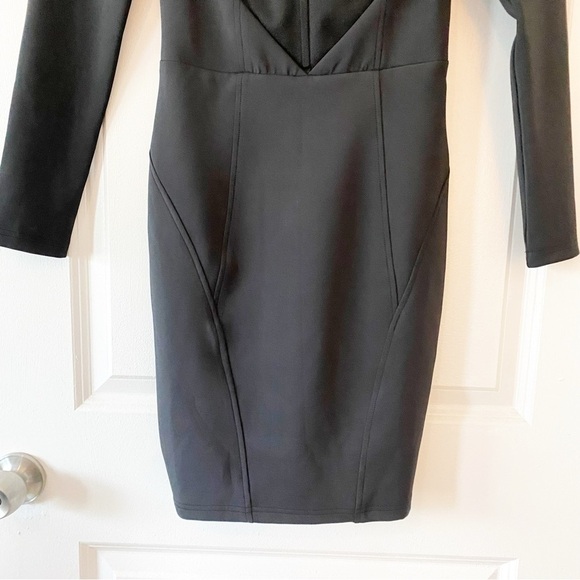 ASILIO Heavy Night Bustier Black Bodycon Cocktail Dress - Picture 7 of 11